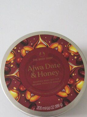 The Body Shop Limited Edition Ajwa Date & Honey Whipped Body Butter, 6.7 oz. NEW